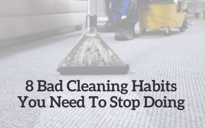 8 Bad Cleaning Habits You Need To Stop Doing